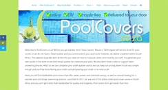 Desktop Screenshot of poolcovers.co.za